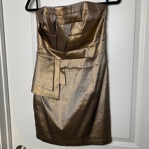 Jessica McClintock strapless bodycon mini dress